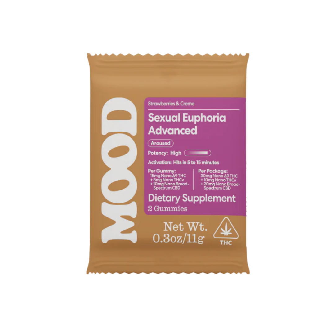 MOOD | Sexual Euphoria Advanced THC Gummies | / 2 count